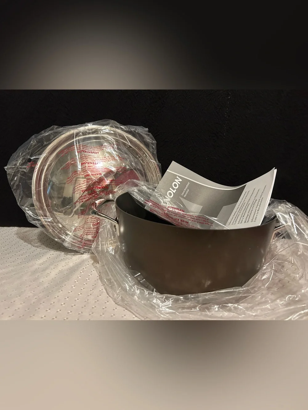 Anolon Nouvelle Copper Luxe 5qt Dutch Oven with Lid Brand New In Box